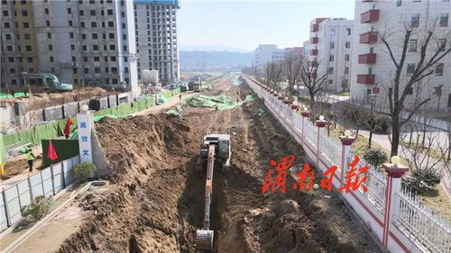 渭南老城片區東門路 泰寧街 城北街 市政工程開工建設